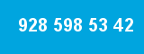 928 598 53 42 928 598 53 42